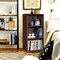 Costway 3 Open Shelf Bookcase Modern Multi-functional Storage Display Cabinet Walnut